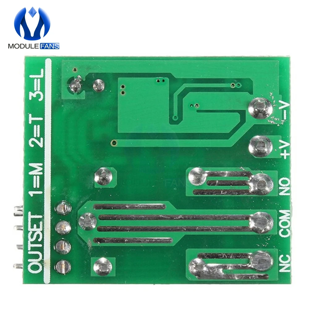 12 В постоянного тока 1CH 1 канал 433 МГц беспроводной релейный модуль Радиочастотный пульт дистанционного управления гетеродинный приемник управления плата контроллера MCU частота