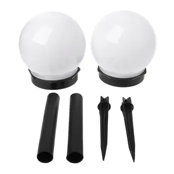 

2pcs Outdoor LED Lawn Lamps Waterproof Solar Energy Landscape Lights For Yard Garden Street