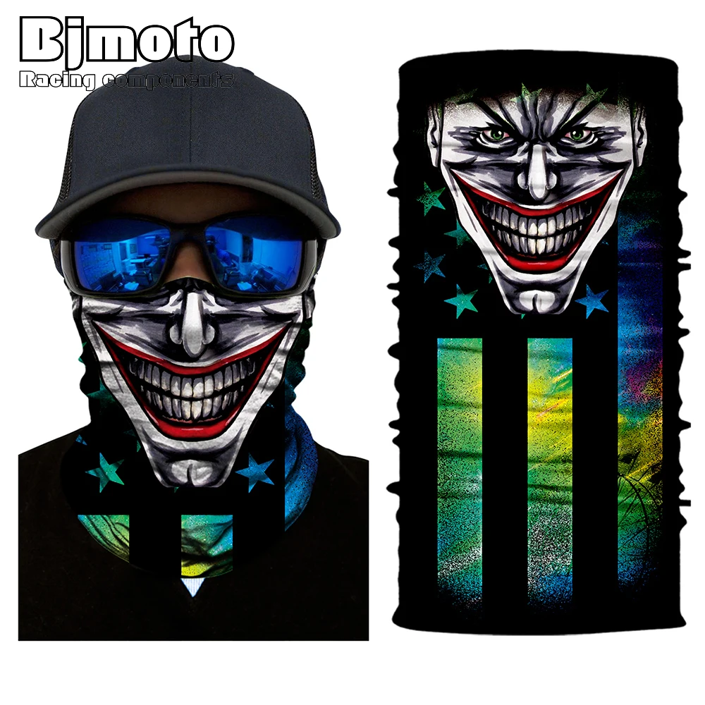 Motorcycle 3D Skull Halloween Scary Mask Festival Masks Skeleton