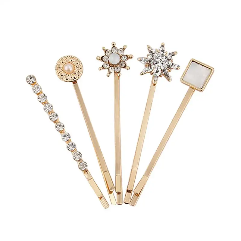 

5pcs Elegant Beautiful Fashion Metal Bobby Pins Decoration for Girls
