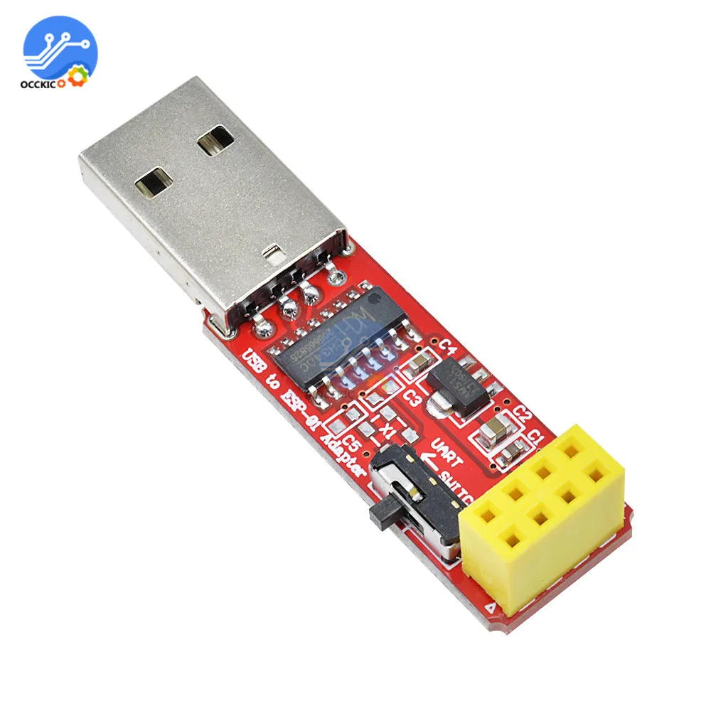 Модуль Wi Fi с USB на ESP8266 ESP 01/01S плата адаптера драйвером CH340 беспроводной приемник