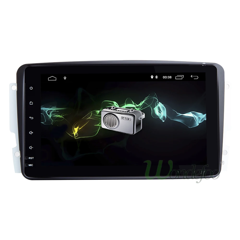 Discount IPS SCREEN Android 8.1 2G RAM 4Core 2Din CAR GPS for Benz W209 W203 W168 W463 W163 M ML Viano W639 Vito Vaneo E-W210 DVD PLAYER 3