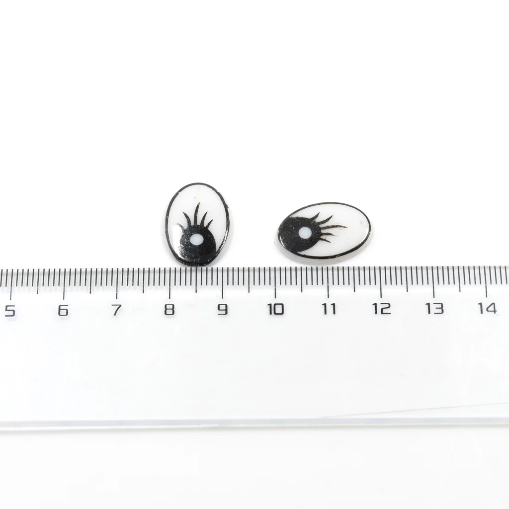 60pcs DIY Plastic Cartoon Eyes for Children Bear Dolls Animal Puppet Supply Toys Gifts DIY Scrapbooking Flatback Embellishments