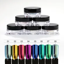 0,8 г Русалка жемчужная оболочка проблесковый блеск для ногтей градиентный зеркальный эффект порошок пыль Маникюр DIY украшения для ногтей