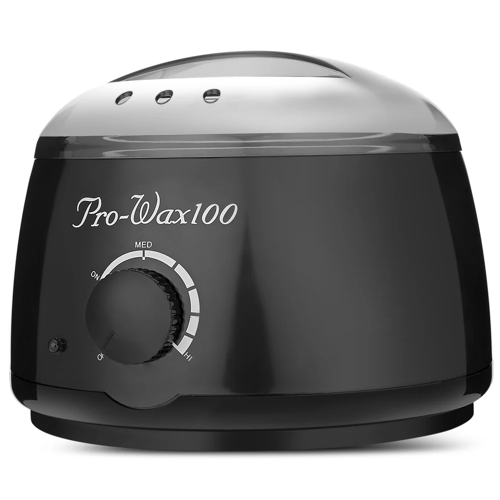 Beli Listrik Pemanas Lilin Depilatory Pro Hair Removal Mesin Lilin Hangat dengan 4X Pack Wax Kacang + 10X Kertas + 10X Tongkat Waxing Kit