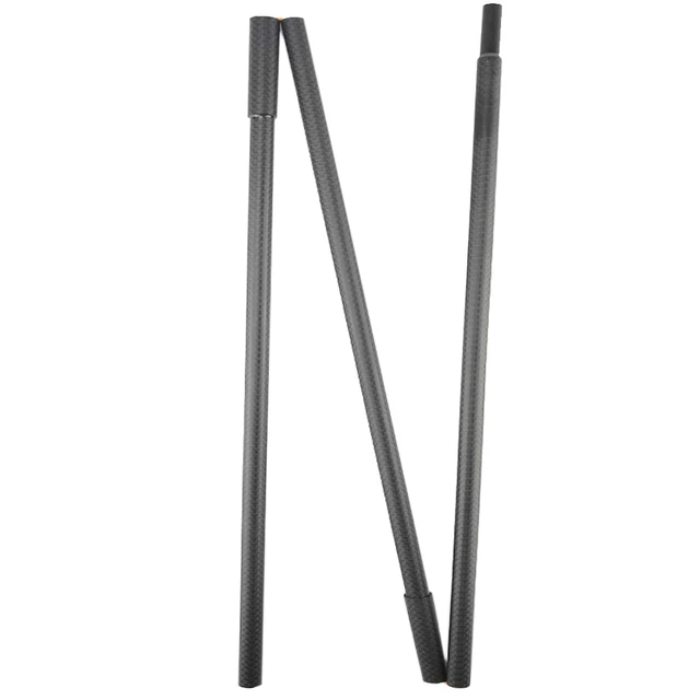 65 grams per piece Superlight Carbon Fiber Pyramid Tent Poles Double A