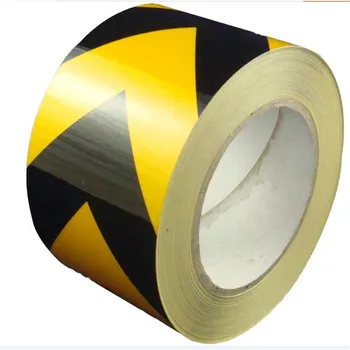 

5cmx 5 Meter Reflective Warning Tape Self Adhesive Sticker with Arrow Waterproof and wearable traffic alert