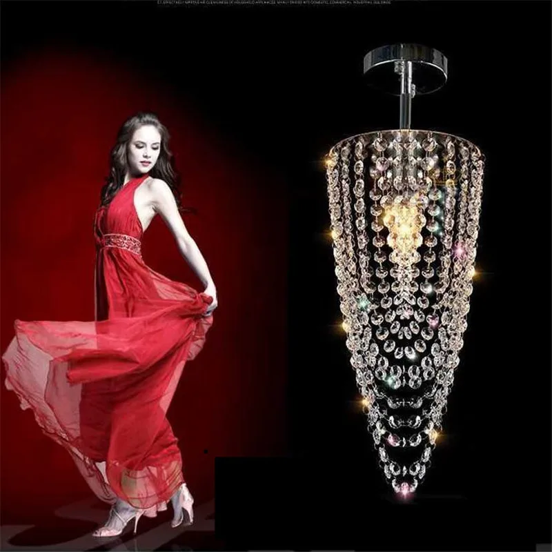 Mirror crystal led lustre