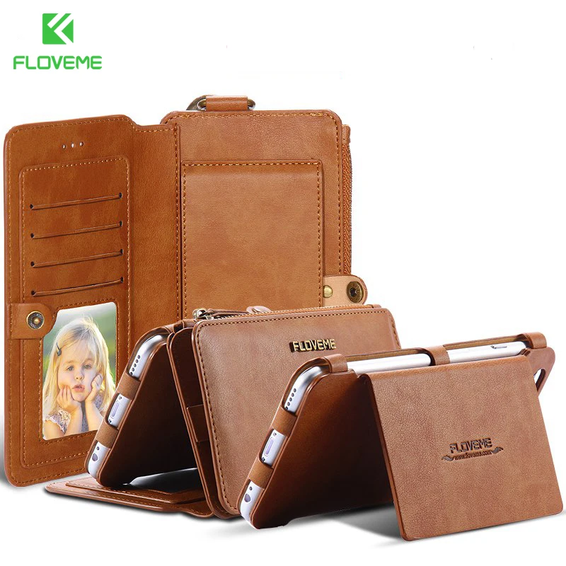 imágenes para FLOVEME Funda Cartera de Cuero Para Apple iPhone 7 iPhone 7 Más 6 6 S Casos Bolsa Mujeres Hombres Bolsa de Teléfono Para el iphone 7 6 6 S accesorios imágenes para FLOVEME Funda Cartera de Cuero Para Apple iPhone 7 iPhone 7 Más 6 6 S Casos Bolsa Mujeres Hombres Bolsa de Teléfono Para el iphone 7 6 6 S accesorios
