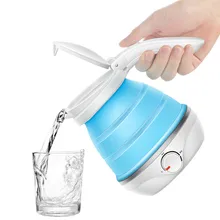 Электрический мини-чайник для путешествий, складной, бытовой, автоматический