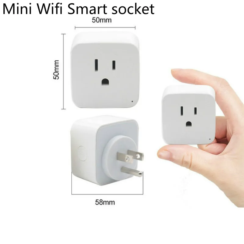 

Wifi Smart Socket Smart Plug Tuya Smart Life App US Plug Remote Control Alexa Google Home Mini IFTTT Supports 2.4GHz Network