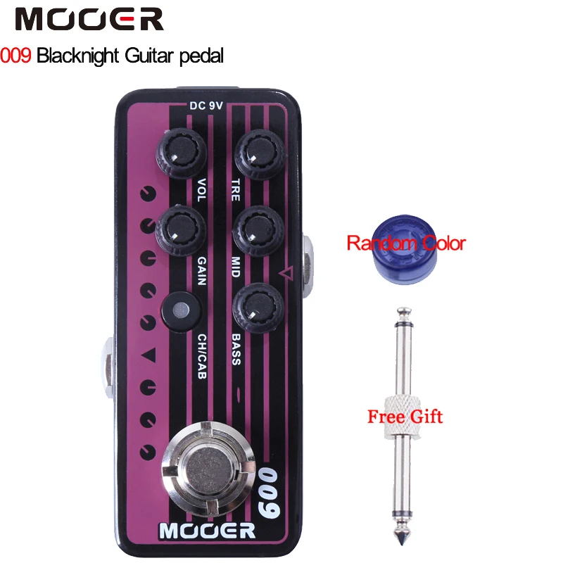 

Mooer 009 Blacknight Delay and reverb effects with tap tempo effect pedal Independent 3 band EQ 2 different modes