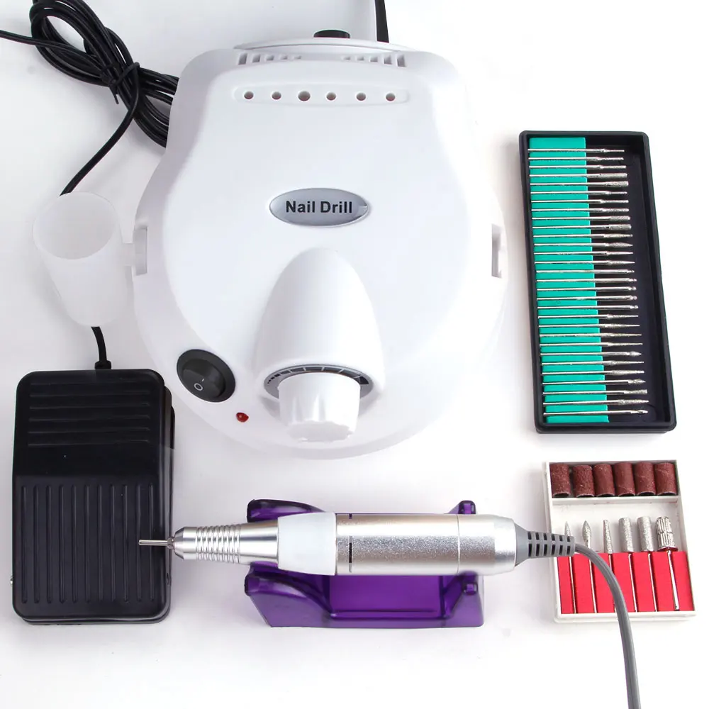 

30000RPM Electric Apparatus for Manicure Machine Nail Drill Bits Tools Set Milling Diamond Cutters Cuticle Remover Mill Cutter