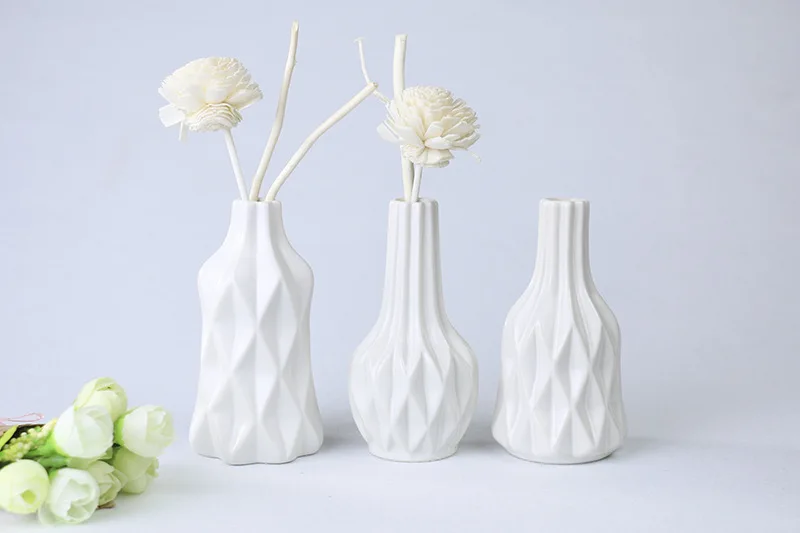 Керамическая ваза для цветов, ваза для дома, фурнитура с моделью, стиль декора комнаты, сухая пепельная ваза для цветов, офисное или домашнее украшение E