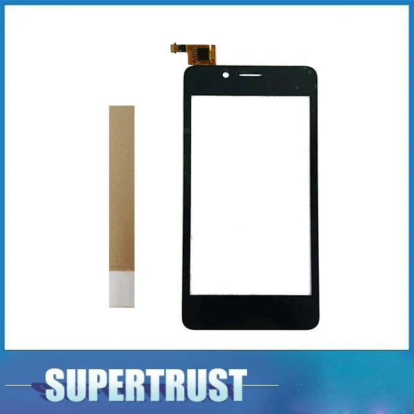 

High Quality For Fly FS458 stratus 7 stratus7 Touch Screen Digitizer Front Glass Lens Sensor Panel Black color With tape