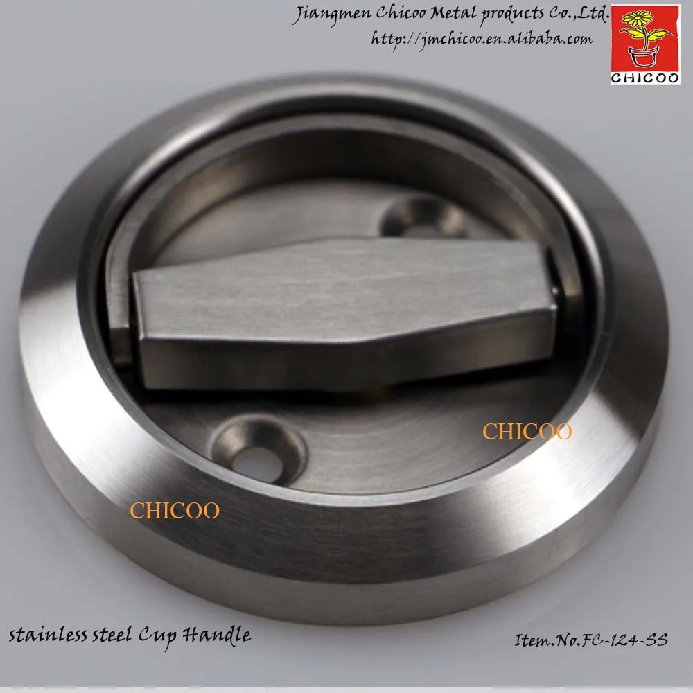 Stainless Steel Recessed Handle door Cup Handle Flush handlecupdoor