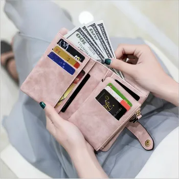 

New Sale Women Wallets Small Fashion PU Leather Purse Women Lady Card Bag For Women Clutch Women Female Purse Money Clip Wallet