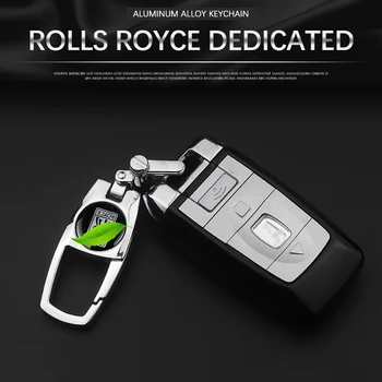 

Dedicated to Rolls Royce Keychain Badge Logo Keychain Metal Rolls Royce Logo Keyring Auto Accessories