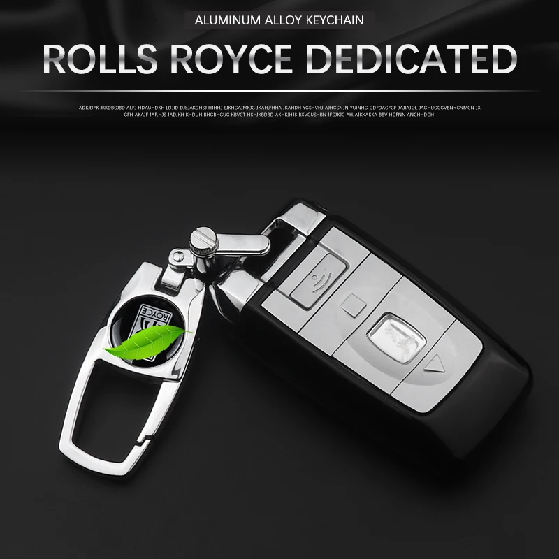 Брелок с логотипом Rolls Royce металлический брелок автомобильные аксессуары |