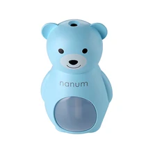 Nanum New Bear Humidifier Ultrasonic Atomization Car Humidifier USB Creative Cartoon Mini Purifier Brown Pink Gray White Blue