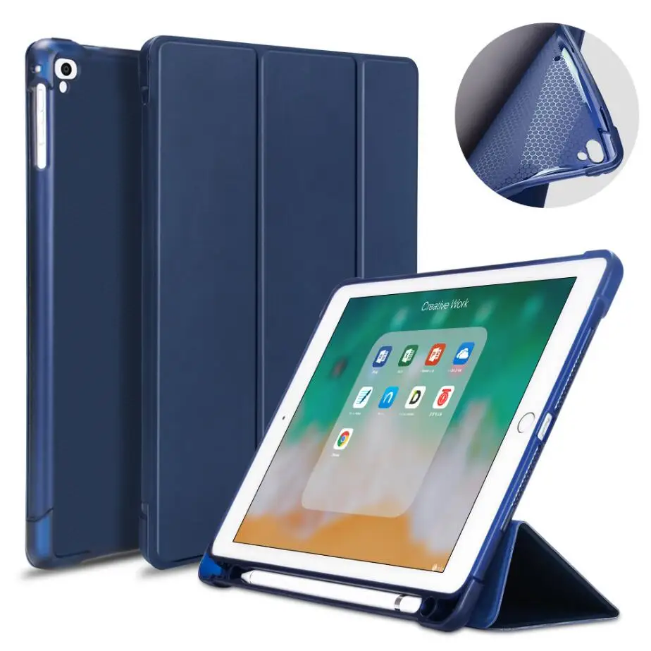 Gligle Tri folding Leather Case cover For iPad 9.7 2017/2018 Pro 9.7
