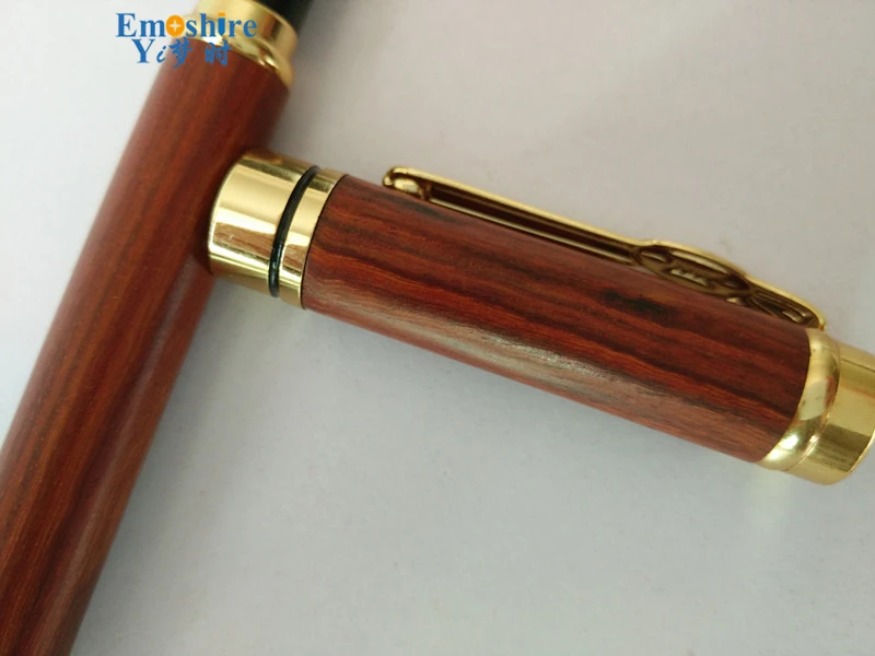 Emoshire High - grade red sandalwood signature pen new boutique creative pearl pen spot wholesale (7)