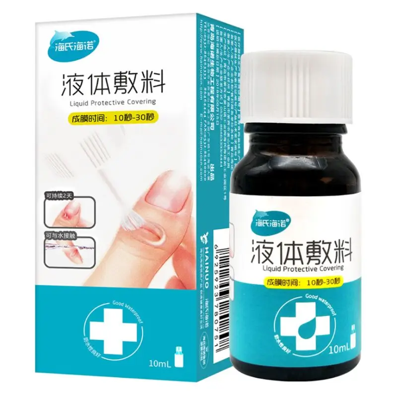 

10ml Waterproof First Aid Liquid Bandage for Small Cut Wounds Healing Gel Patch Medical Disinfecting Adhesive Hemostasis Plaster