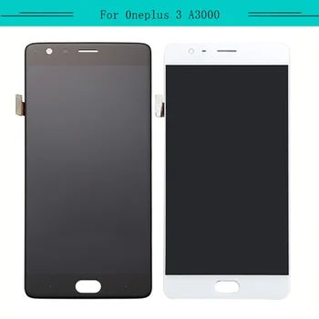 

3PCS Complete LCD For OnePlus 3/3T Display with touch Screen Assembly full LCD Free Shipping