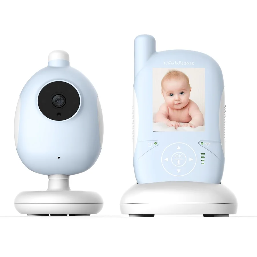 2 4 inch font b video b font nanny baby monitors 2017 IR Night vision Lullabies