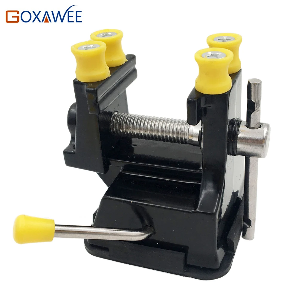 Mini Table Vice Adjustable Max 37mm Plastic Screw Bench Vise for DIY Jewelry Craft Repair Tools Dremel Power Tools Accessories5