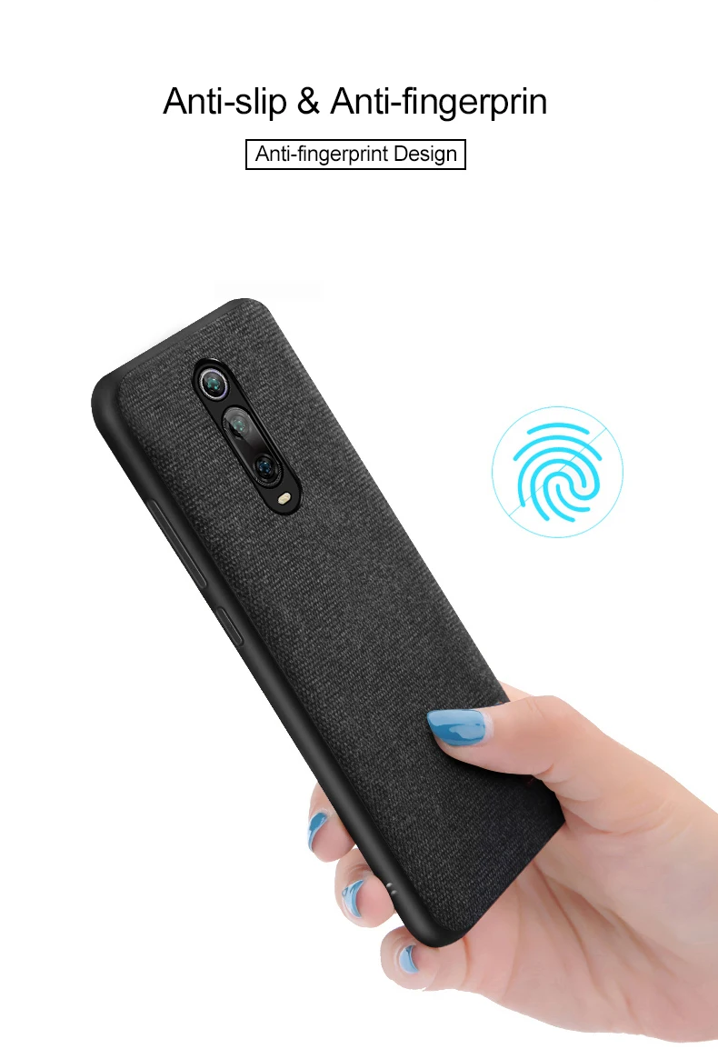 For Xiaomi Mi 9T Pro Case MOFi For Xiaomi Mi 9T Case Cover Protective Fabric Cloth Silicone Back Capas Global Mi9TPro Case