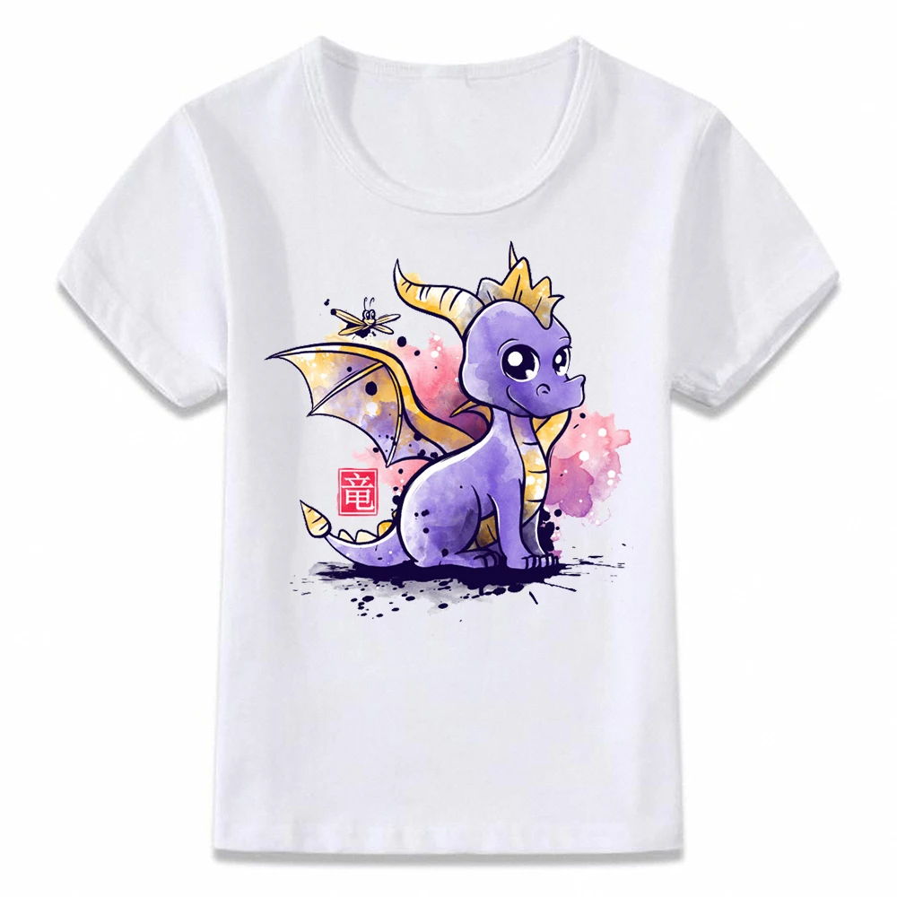 Lovely SP-yro The Dragon Kids T-Shirts Long Sleeve Tees Fashion Tops for Boys//Girls