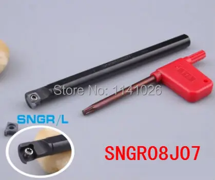 SNGR08J07 внутренняя резьба токарный станок расточные Бар держатель инструмента для токарного станка с ЧПУ режущий токарный станок держатель S08H-SNGR07