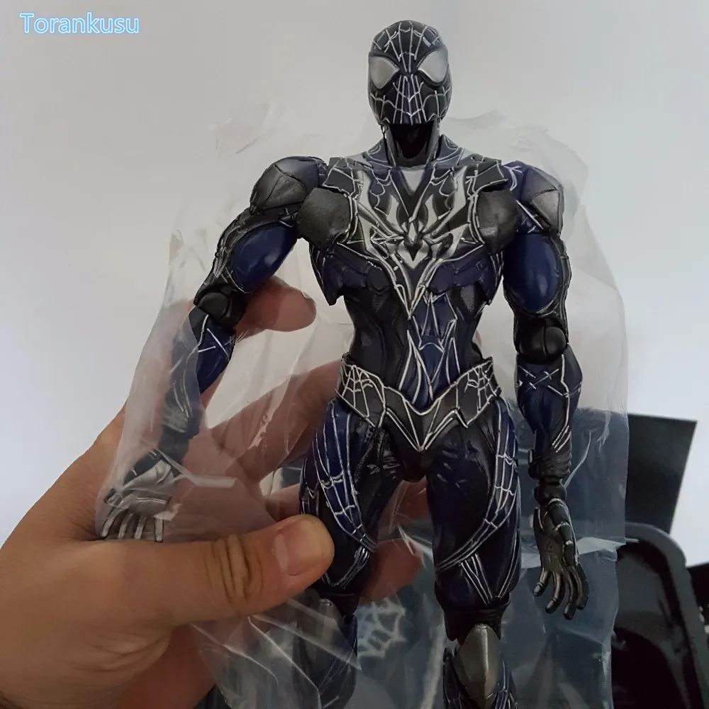 Человек-паук экшн-фигурка Play Arts Kai Spider-Man Evil Ver. ПВХ фигурка игрушки Аниме Человек-паук Питер Бенджамин Паркер модель PA28