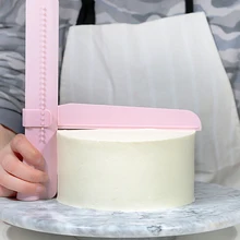 Практичный Регулируемый скребок для торта края сторона более плавный полировщик украшения помадки поделки из сахара глазировка DIY формы для выпечки