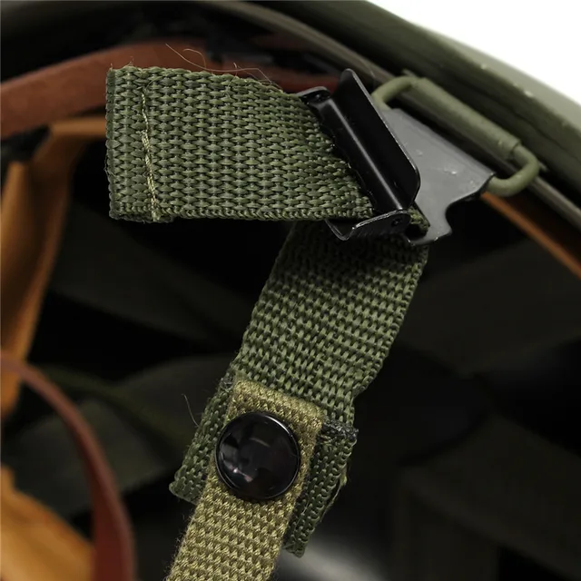 Protective Helmets Universal Portable Military Steel M1 Helmet Tactical Protective Army Equipment Field Green Helmet outdoor