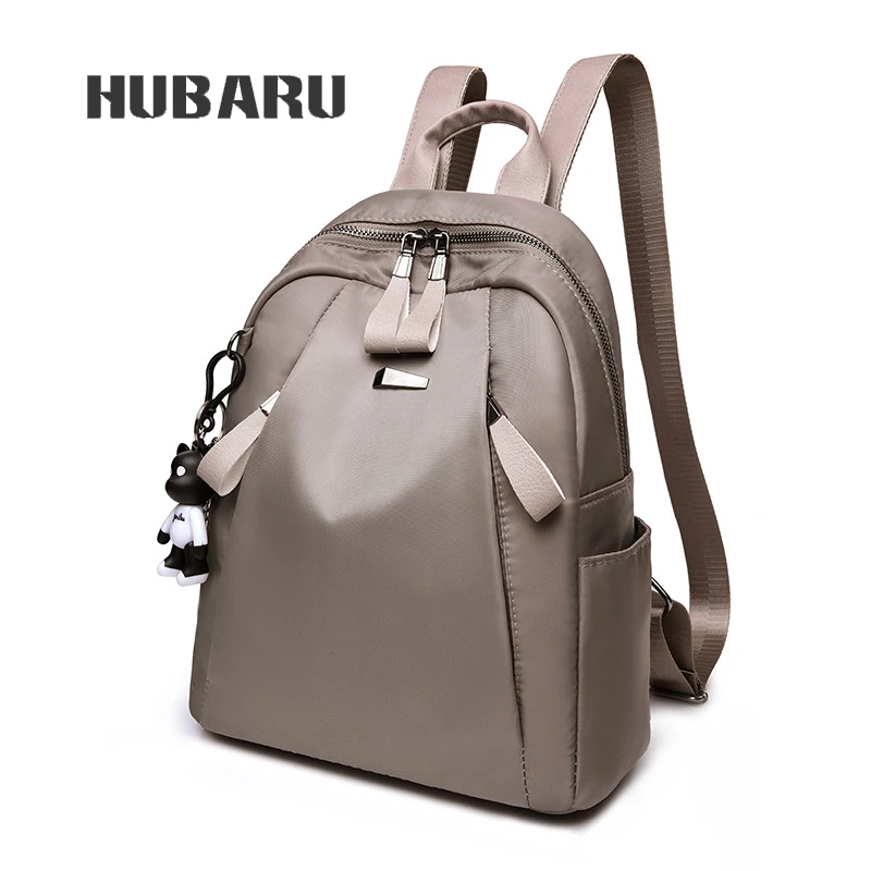

HUBARU Women Water Proof Nylon Shoulder Bags Female Handbag Crossbody Bag Ladies Messenger Zipper Bag with High Volume