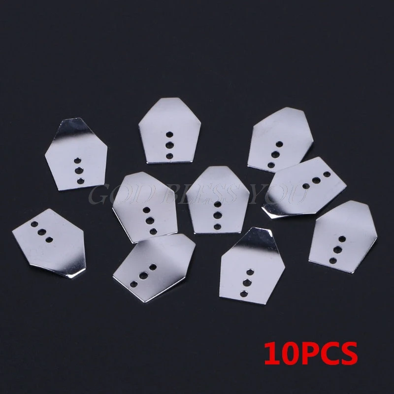 

10pcs Fishing Swim Jig Blade Sheet Stainless Steel Breakwater Bait Accessories