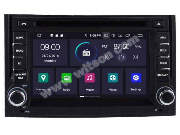 Clearance 6.2" Android 9.0 OS Car DVD Multimedia GPS Radio for Hyundai H1 2007-2012 & Hyundai Starex 2007-2012 & Hyundai Load 2007-2012 5