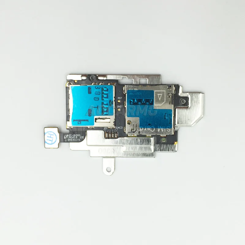 Aocarmo SD Sim кард-ридер держатель слот гибкий кабель лента для samsung Galaxy S3 GT i9300