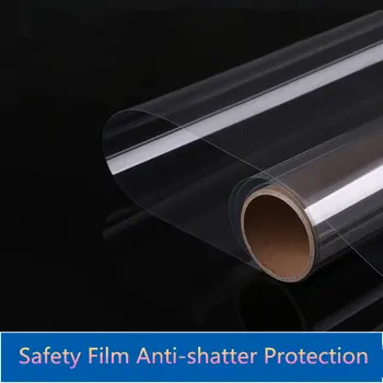 

0.5x10m 4 Mil Window Film Security and Safety Clear Safety Protective Film