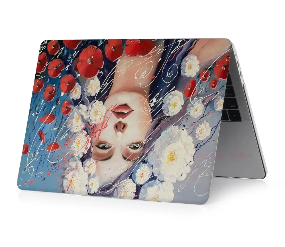 ZAIWJ чехол для ноутбука MacBook Air retina Pro 11 12 13 15 для Mac book New Pro 13 15 дюймов с сенсорной панелью+ крышка клавиатуры