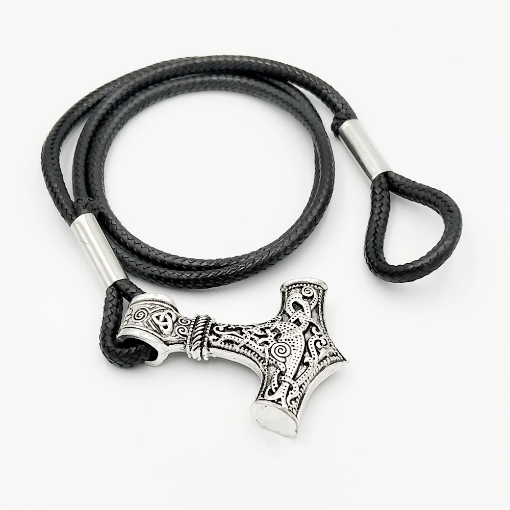 Norse мужское ювелирное изделие Viking Odin мьельнир Тора молоток цепочка браслет в виде
