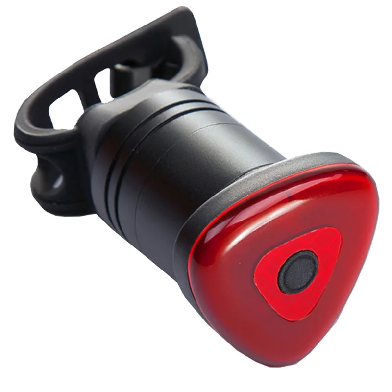 

Smart Light Bike LED IPX6 Waterproof Light Brake Sensor Auto Switch Triangle Safty Road Cycling Taillight USB Rechargeable New