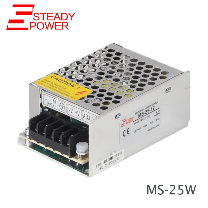 

MS-25-24 Mini Series Power Module 25w 12v 2a / 24v 1a Transformer Stabilized Ac Dc Switching Power Supply