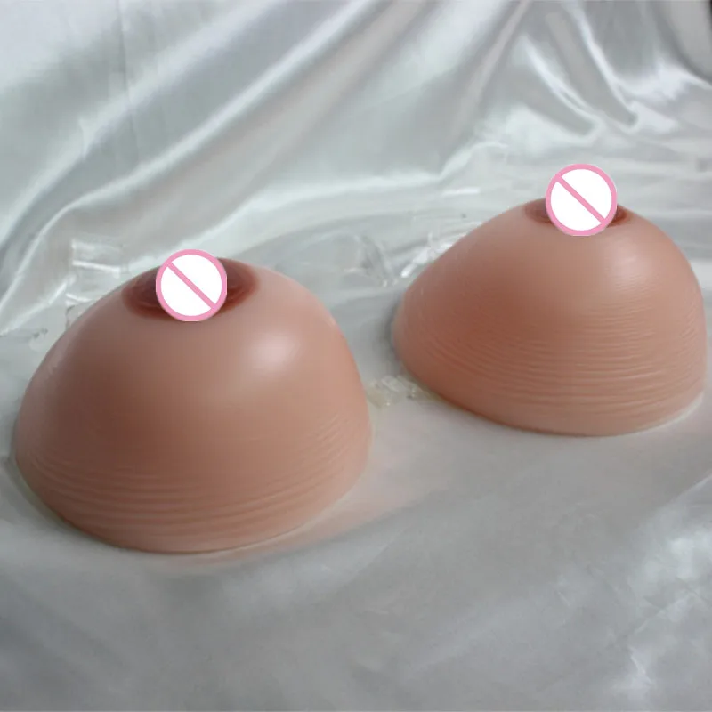 free shipping ,cross-dressing wholesale shemale silicone breast mastectomy prosthesis1800g H cup drop shipping