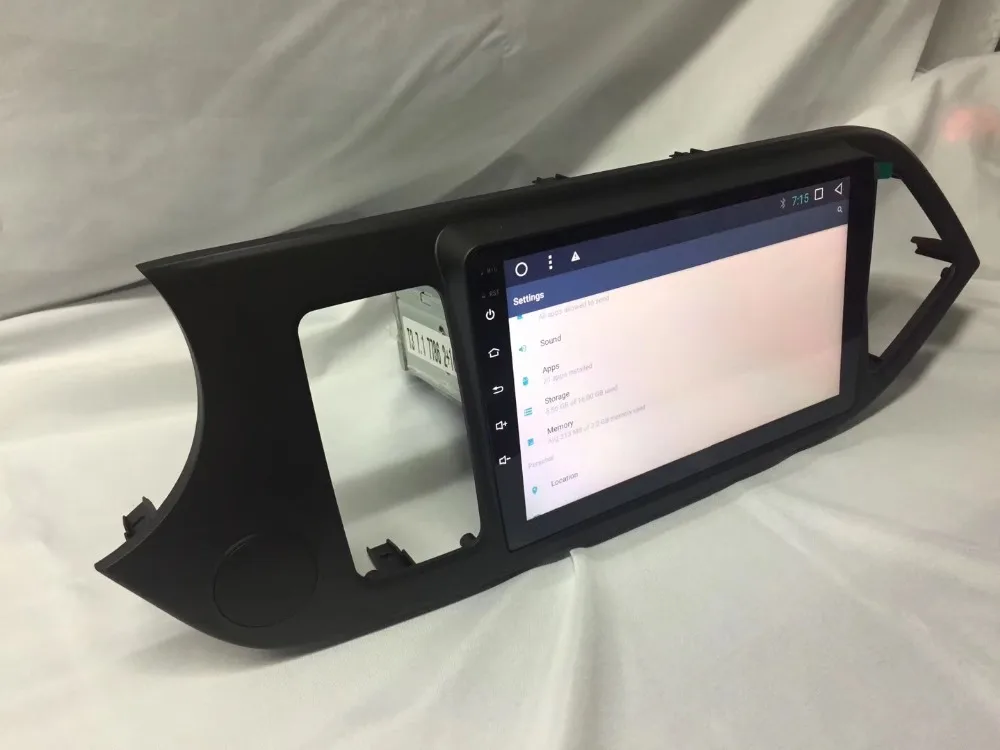 Cheap 9" Android Car Multimedia Stereo Radio Audio DVD GPS Navigation Sat Nav Head Unit for Kia Picanto Morning 2011 2012 2014 2015 4