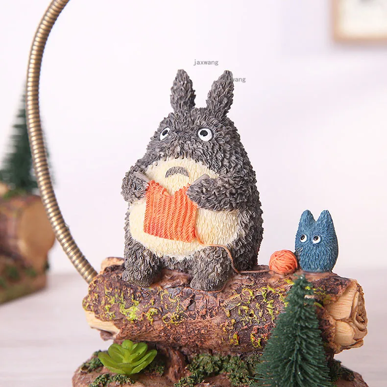 Милый ночник Totoro из смолы, Детская лампа, ночник, ночник, светодиодный светильник, детская комната, C9XQ3Z