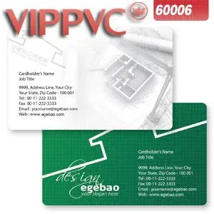 a60006 business card template for pvc card 0 38mm for white pvc