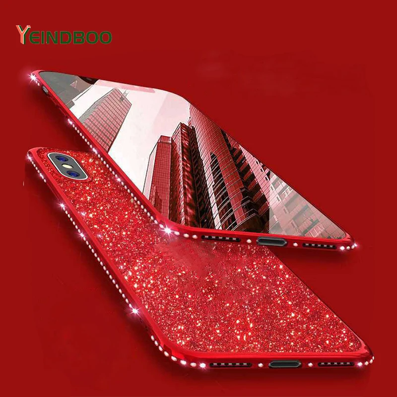 

Plating Glitter Shockproof Phone Case For iPhone 7 8 Plus Case TPU Soft Shell Full Protective For IPhone 6 6s Plus Phone Case